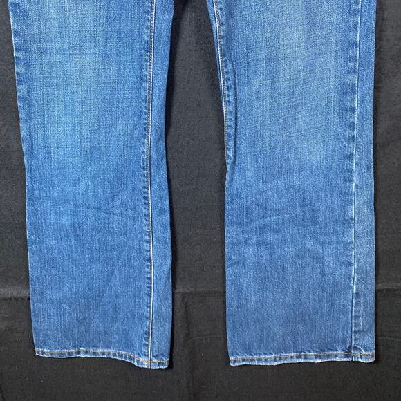 John B Stetson Co Womens Jeans Blue Denim Classic Bootcut 100% Cotton Stretch 2 - Picture 3 of 14
